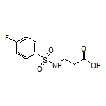 3-(4-Fluorophenylsulfonamido)propanoic Acid