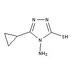 4-Amino-5-cyclopropyl-4H-[1,2,4]triazole-3-thiol