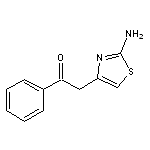 2-(2-amino-1,3-thiazol-4-yl)-1-phenylethanone