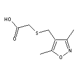 {[(3,5-dimethylisoxazol-4-yl)methyl]thio}acetic acid