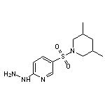 [5-(3,5-Dimethyl-piperidine-1-sulfonyl)-pyridin-2-yl]-hydrazine