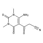 3-(6-Amino-1,3-dimethyl-2,4-dioxo-1,2,3,4-tetrahydro-pyrimidin-5-yl)-3-oxo-propionitrile