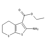 2-Amino-5,6-dihydro-4H-thieno[2,3-b]thiopyran-3-carboxylic acid ethyl ester