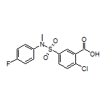 2-Chloro-5-[N-(4-fluorophenyl)-N-methylsulfamoyl]benzoic Acid