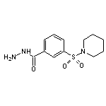 3-(Piperidine-1-sulfonyl)-benzoic acid hydrazide