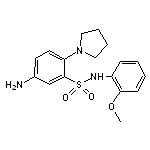 5-Amino-N-(2-methoxy-phenyl)-2-pyrrolidin-1-yl-benzenesulfonamide