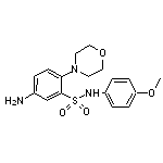 5-Amino-N-(4-methoxy-phenyl)-2-morpholin-4-yl-benzenesulfonamide