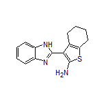 3-(2-Benzimidazolyl)-4,5,6,7-tetrahydrobenzo[b]thiophen-2-amine