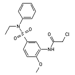 2-Chloro-N-[5-(ethyl-phenyl-sulfamoyl)-2-methoxy-phenyl]-acetamide