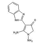 1,5-Diamino-4-(1H-benzoimidazol-2-yl)-1,2-dihydro-pyrrol-3-one