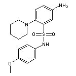 5-Amino-N-(4-methoxy-phenyl)-2-piperidin-1-yl-benzenesulfonamide