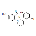 5-Amino-N-(4-chlorophenyl)-2-(1-piperidyl)benzenesulfonamide