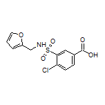 4-Chloro-3-[N-(furan-2-ylmethyl)sulfamoyl]benzoic Acid