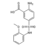 2-Amino-5-(2-methoxy-phenylsulfamoyl)-benzoic acid