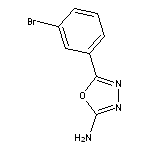 2-Amino-5-(3-bromophenyl)-1,3,4-oxadiazole