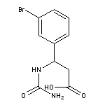 3-[(aminocarbonyl)amino]-3-(3-bromophenyl)propanoic acid