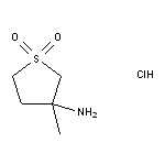 3-methyl-1,1-dioxidotetrahydrothien-3-ylamine hydrochloride