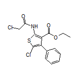 Ethyl 5-Chloro-2-(2-chloroacetamido)-4-phenylthiophene-3-carboxylate