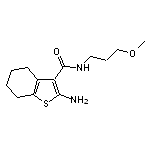 2-Amino-4,5,6,7-tetrahydro-benzo[b]thiophene-3-carboxylic acid (3-methoxy-propyl)-amide