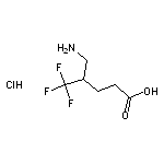 4-(aminomethyl)-5,5,5-trifluoropentanoic acid hydrochloride