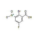 2-Bromo-5-fluoro-3-nitrobenzoic Acid