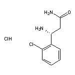 (3R)-3-amino-3-(2-chlorophenyl)propanamide hydrochloride