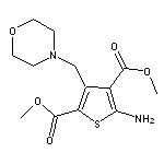 5-Amino-3-morpholin-4-ylmethyl-thiophene-2,4-dicarboxylic acid dimethyl ester