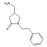 4-(aminomethyl)-1-(2-phenylethyl)pyrrolidin-2-one