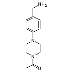 1-{4-[4-(aminomethyl)phenyl]piperazin-1-yl}ethan-1-one