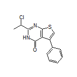 2-(1-chloroethyl)-5-phenylthieno[2,3-d]pyrimidin-4(3H)-one