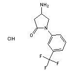 4-amino-1-[3-(trifluoromethyl)phenyl]pyrrolidin-2-one hydrochloride