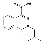 3-Isobutyl-4-oxo-3,4-dihydro-phthalazine-1-carboxylic acid