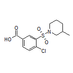 4-Chloro-3-[(3-methyl-1-piperidyl)sulfonyl]benzoic Acid