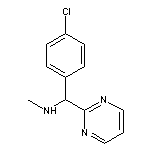 [(4-chlorophenyl)(pyrimidin-2-yl)methyl](methyl)amine