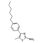 4-(4-hexylphenyl)-5-methyl-1,3-thiazol-2-amine