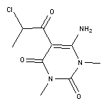 6-amino-5-(2-chloropropanoyl)-1,3-dimethylpyrimidine-2,4(1H,3H)-dione