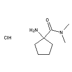 1-amino-N,N-dimethylcyclopentane-1-carboxamide hydrochloride