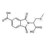 2-(1-Carboxy-2-methylsulfanyl-ethyl)-1,3-dioxo-2,3-dihydro-1H-isoindole-5-carboxylic acid