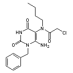 N-(6-Amino-1-benzyl-2,4-dioxo-1,2,3,4-tetrahydro-pyrimidin-5-yl)-N-butyl-2-chloro-acetamide