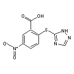 5-Nitro-2-(2H-[1,2,4]triazol-3-ylsulfanyl)-benzoic acid