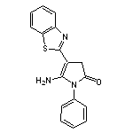 5-Amino-4-benzothiazol-2-yl-1-phenyl-1,3-dihydro-pyrrol-2-one