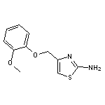 4-(2-Methoxy-phenoxymethyl)-thiazol-2-ylamine