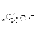 5-Amino-N-(4-difluoromethylsulfanyl-phenyl)-2-methyl-benzenesulfonamide