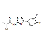 2-Chloro-N-[4-(3,4-difluorophenyl)-2-thiazolyl]propanamide