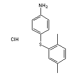 4-[(2,5-dimethylphenyl)thio]aniline hydrochloride