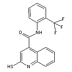 2-mercapto-N-[2-(trifluoromethyl)phenyl]quinoline-4-carboxamide