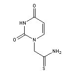 2-(2,4-dioxo-1,2,3,4-tetrahydropyrimidin-1-yl)ethanethioamide