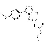 [3-(4-Methoxy-phenyl)-7H-[1,2,4]triazolo[3,4-b][1,3,4]thiadiazin-6-yl]-acetic acid ethyl ester