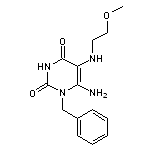 6-Amino-1-benzyl-5-(2-methoxy-ethylamino)-1H-pyrimidine-2,4-dione