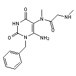 N-(6-amino-1-benzyl-2,4-dioxo-1,2,3,4-tetrahydropyrimidin-5-yl)-N-methyl-2-(methylamino)acetamide